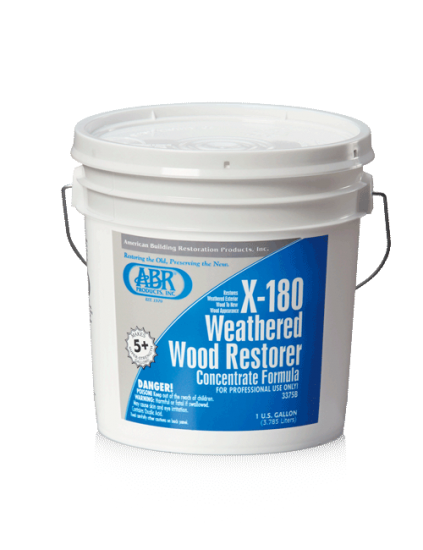 ABR X-180 WEATHERED WOOD RESTORER concentrate (gallon) - Click Image to Close