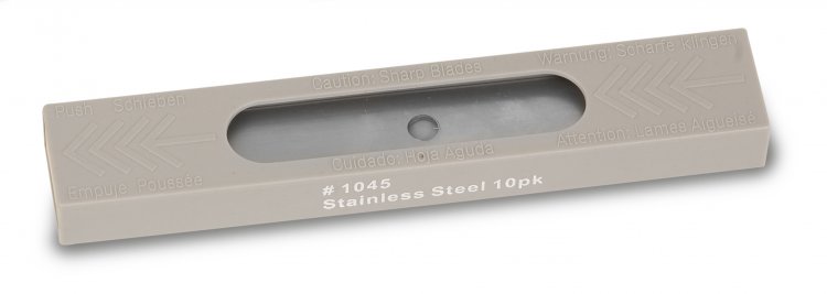 PRO+ CONTOUR STAINLESS REPLACEMENT BLADES (10) - Click Image to Close